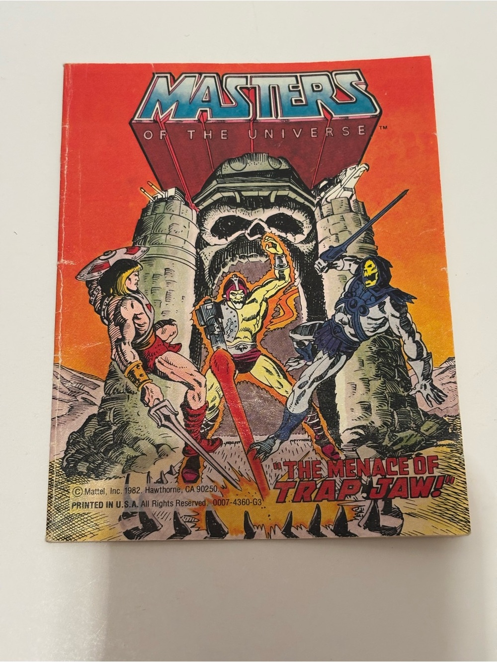 HE-MAN MOTU Mini Comic Menace Of Trap-Jaw Giveaway Promo Masters The Universe #2